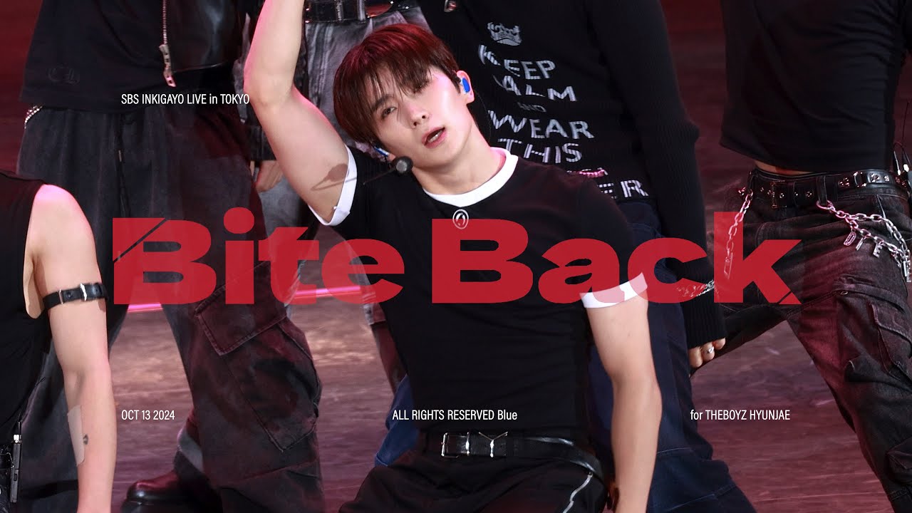 [4K] 241013 더보이즈 현재 'Bite Back' 직캠 | THE BOYZ HYUNJAE FOCUS CAM | SBS INKIGAYO LIVE in TOKYO