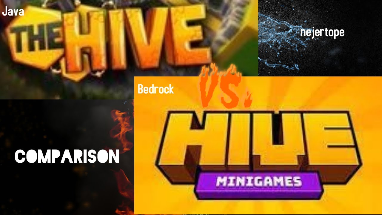 HiveMC Hide and Seek Java vs  Bedrock/PE Comparison