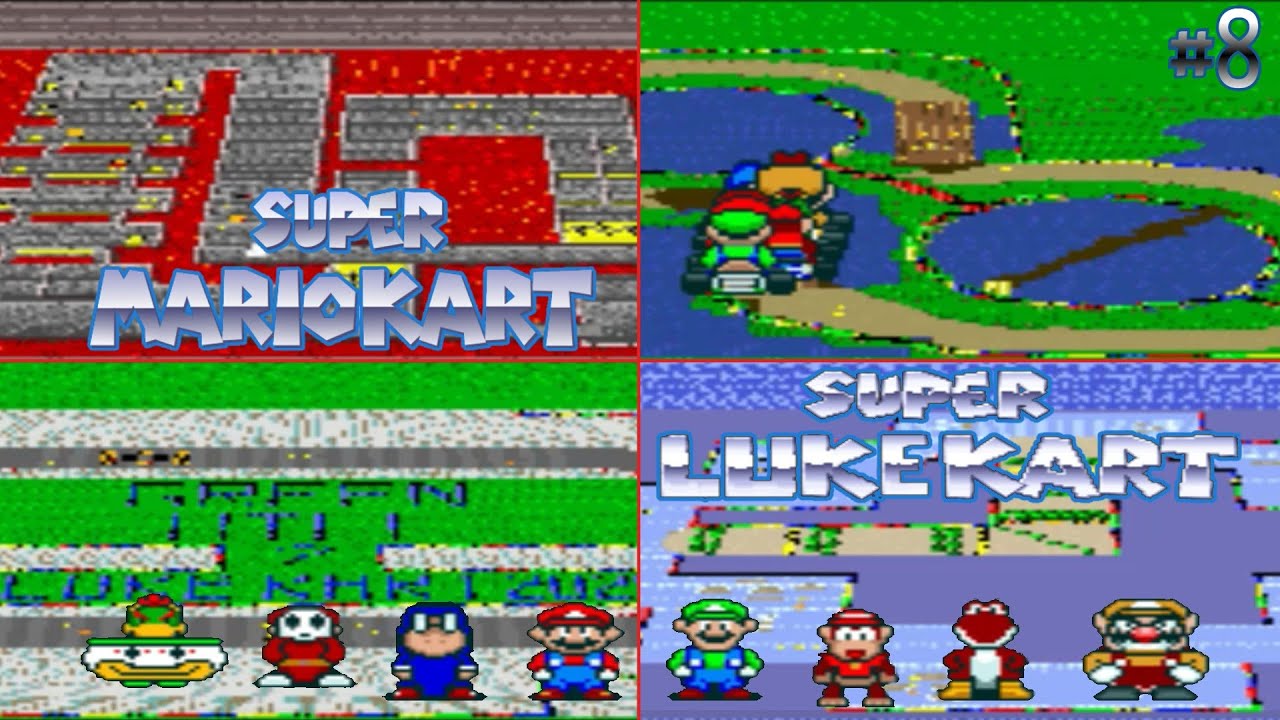Super Luke Kart: Super Mario Kart [ROMHACK] (no commentary) I #8 - 100cc COPA MiX RCL RACE