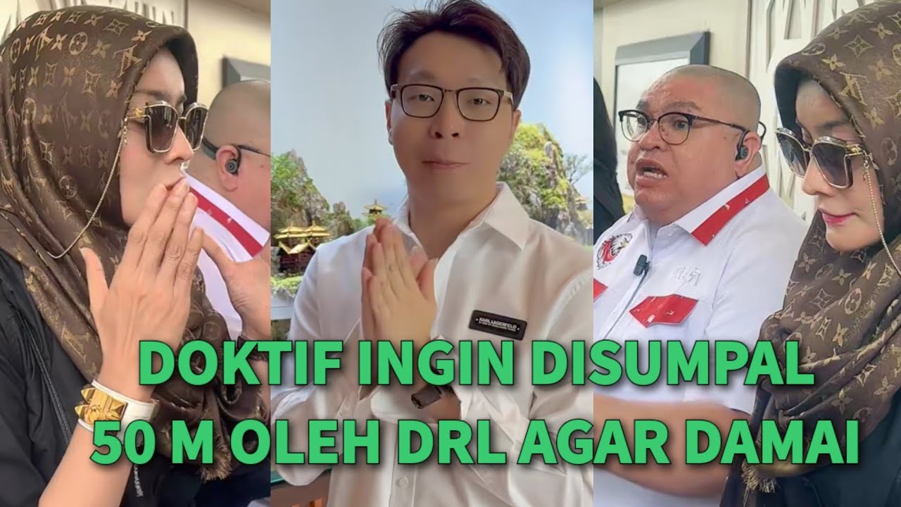 MELEDAK GEGER!🔥DOKTIF BONGKAR DISUGUHI UANG 50 M DRL UNTUK DAMAI DAN ADA LAPORAN SELANJUTNYA