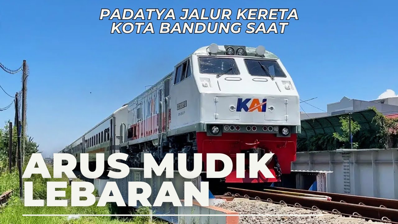 ARUS MUDIK LEBARAN 2026 DIMULAI‼️INILAH KERAMAIAN PASUKAN KERETA DI KOTA BANDUNG