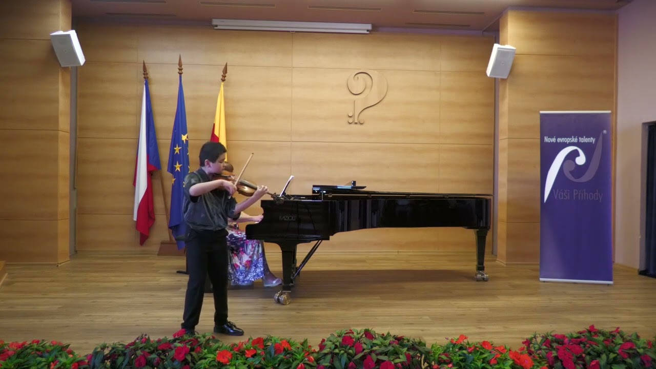 Wieniawski: Polonaise de Concert No. 1 in D major - Joel Hammar (aged 10)