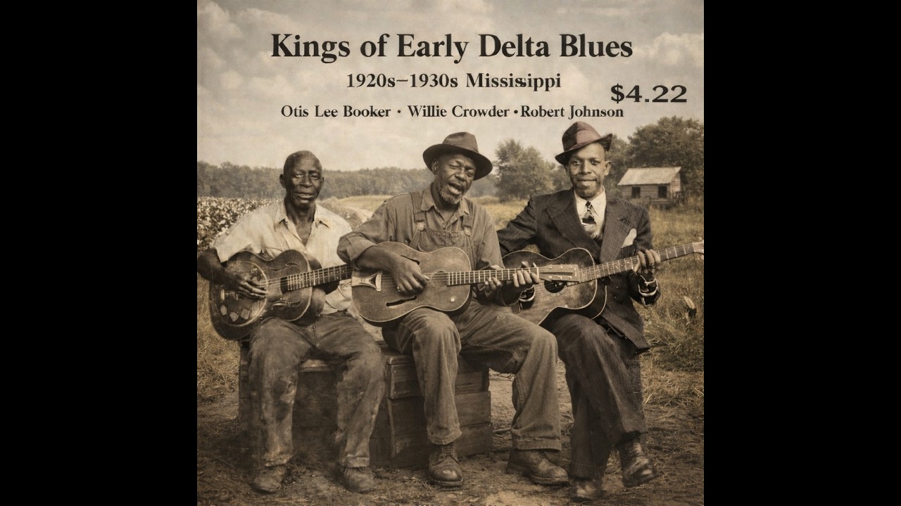 Robert Johnson, Otis Lee Booker & Willie Crowder | Vintage Delta Blues 1930s–1960s Rare Blues Mix