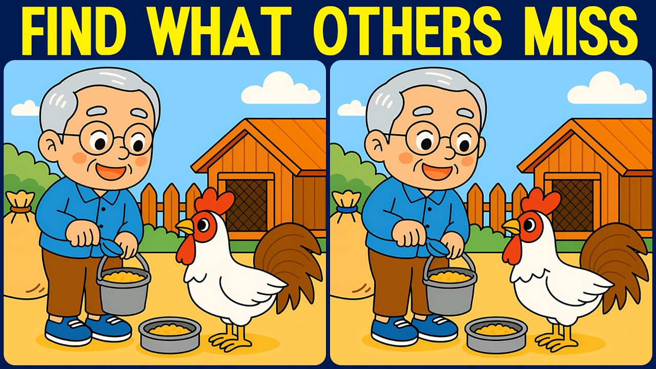 [Spot the Difference Brain Training]Similar pictures but can you easily see the difference?