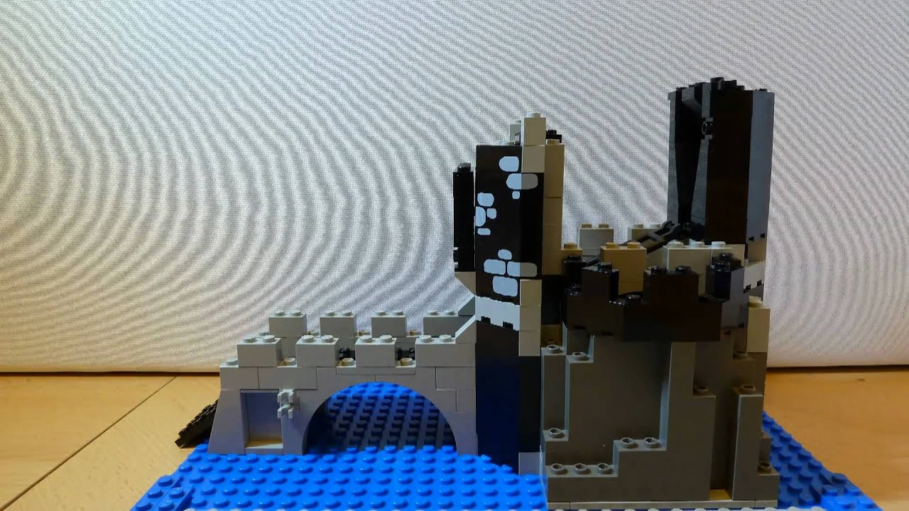 LEGO Castle Stop Motion Building Wolfpack Tower 6075