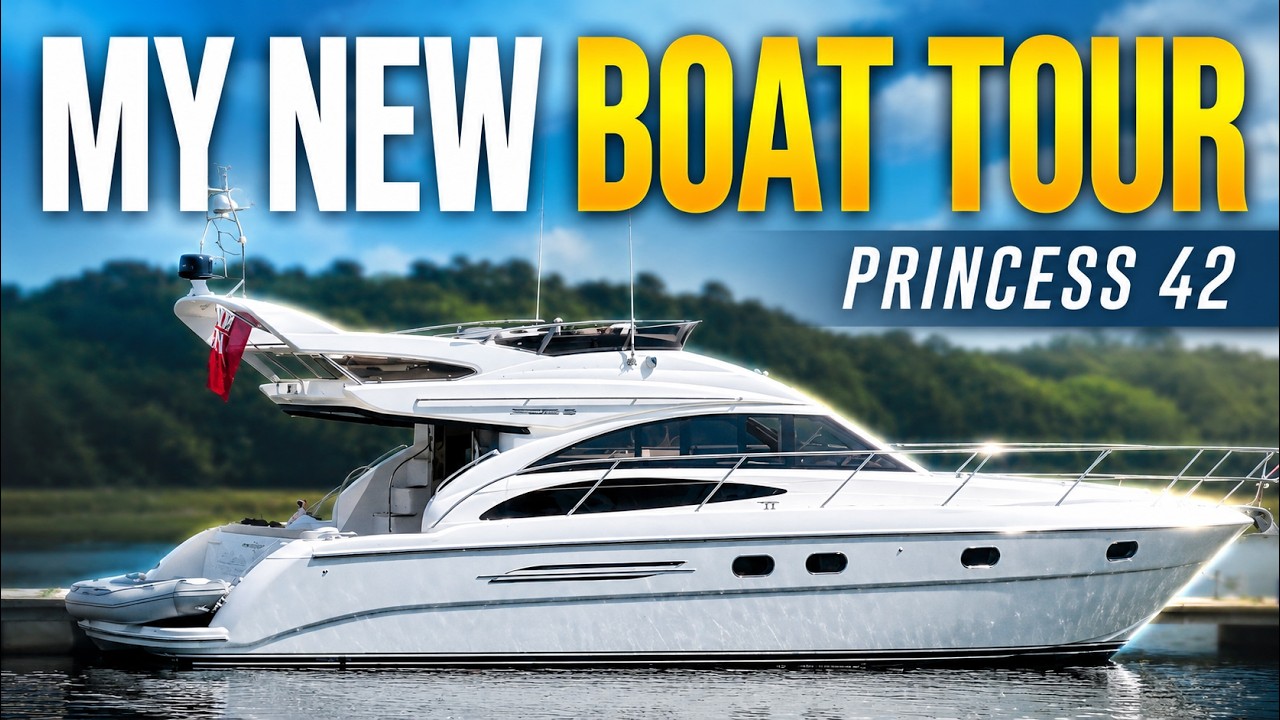 MY New boat tour , FINALLY !!!
