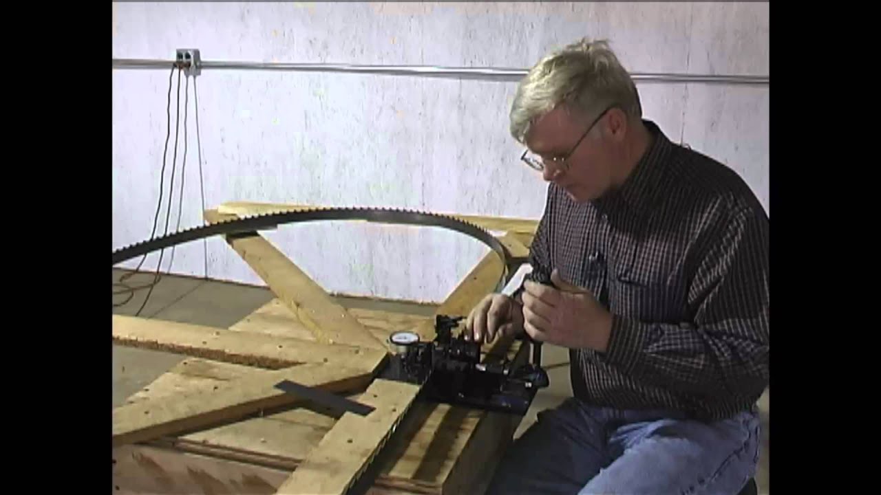Cook's Saw Single Tooth Bandsaw Blade Setter Part 1
