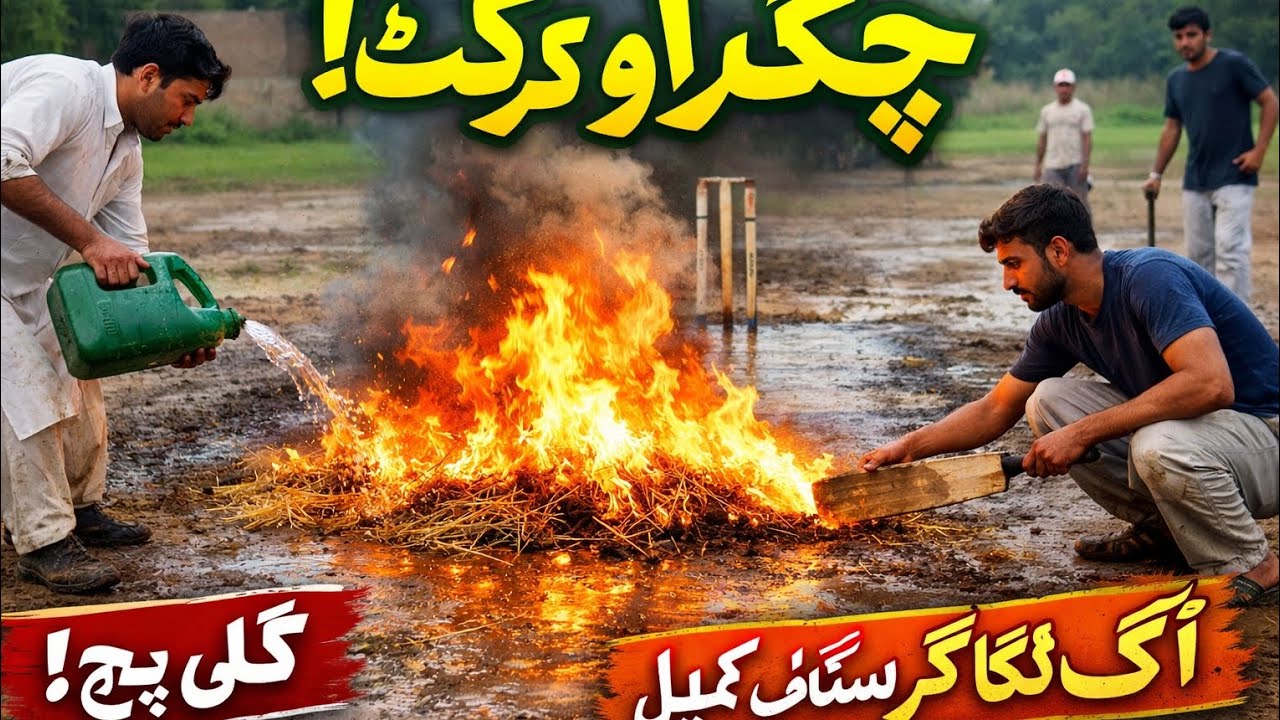 وکٹ خشک کرنے کا نیو طریقہ مل گیا #funny #pakistan 