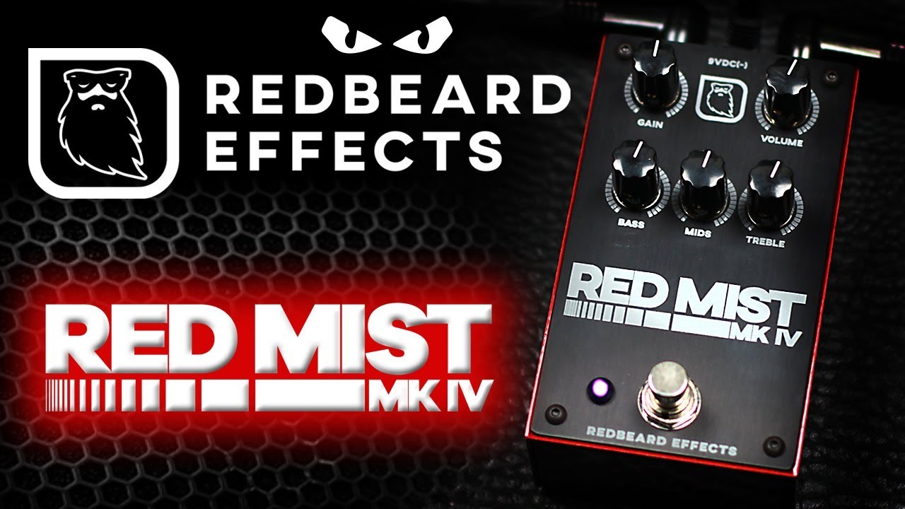 Redbeard Effects Red Mist MKIV Distortion - 𝗚𝗨𝗜𝗧𝗔𝗥 𝗗𝗲𝗺𝗼