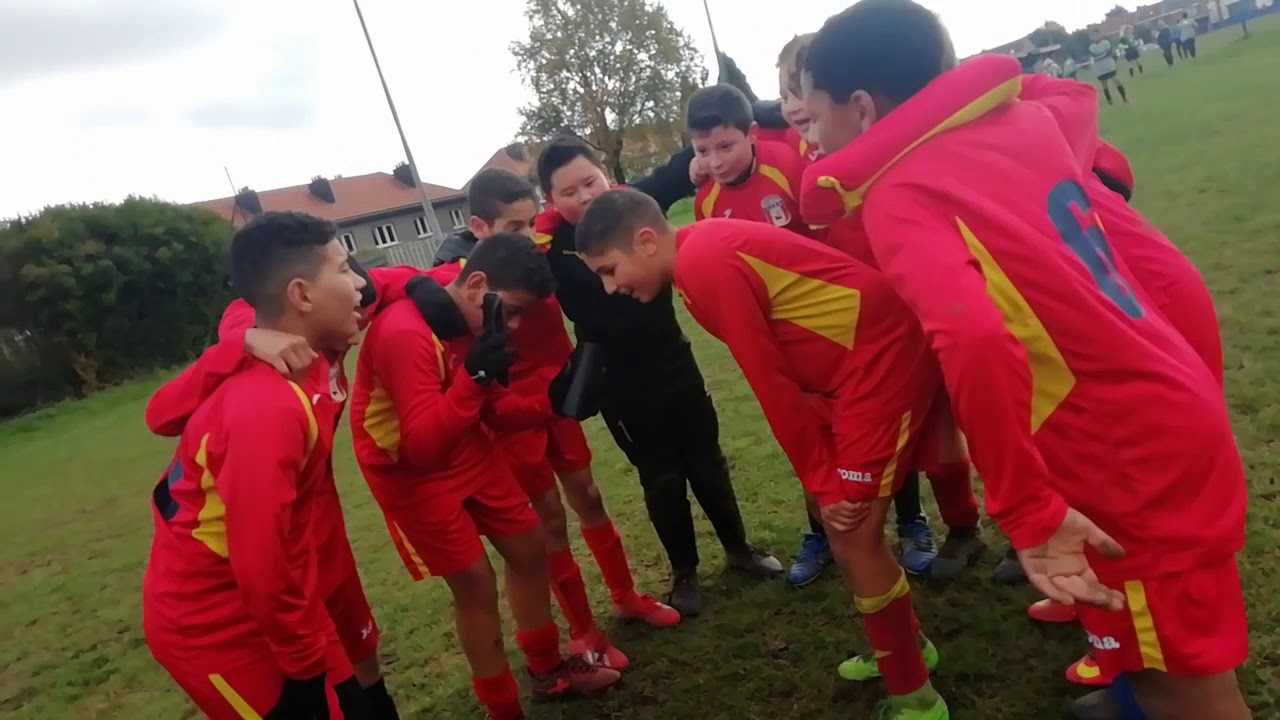 Uce liege gagne tout leur match. Cris de guerre