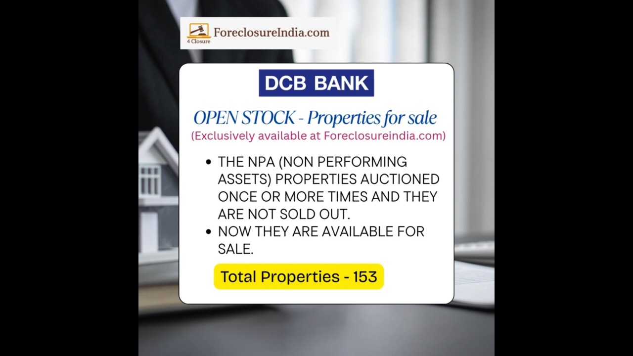Open stock DCB - foreclosureindia