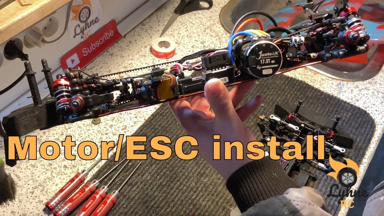 Install  motor in RC Racing Car | Hobbywing Xerun | Xpress Execute XQ1 touring car