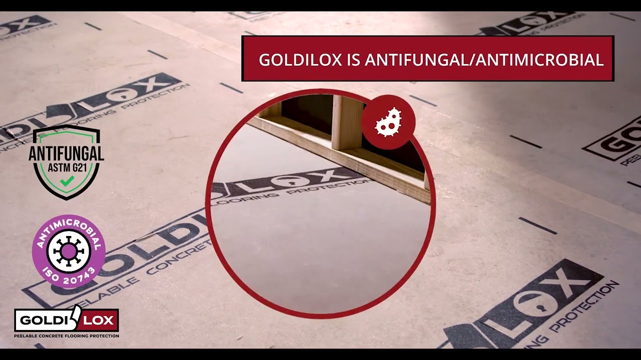 Goldilox Peelable Concrete Flooring Protection