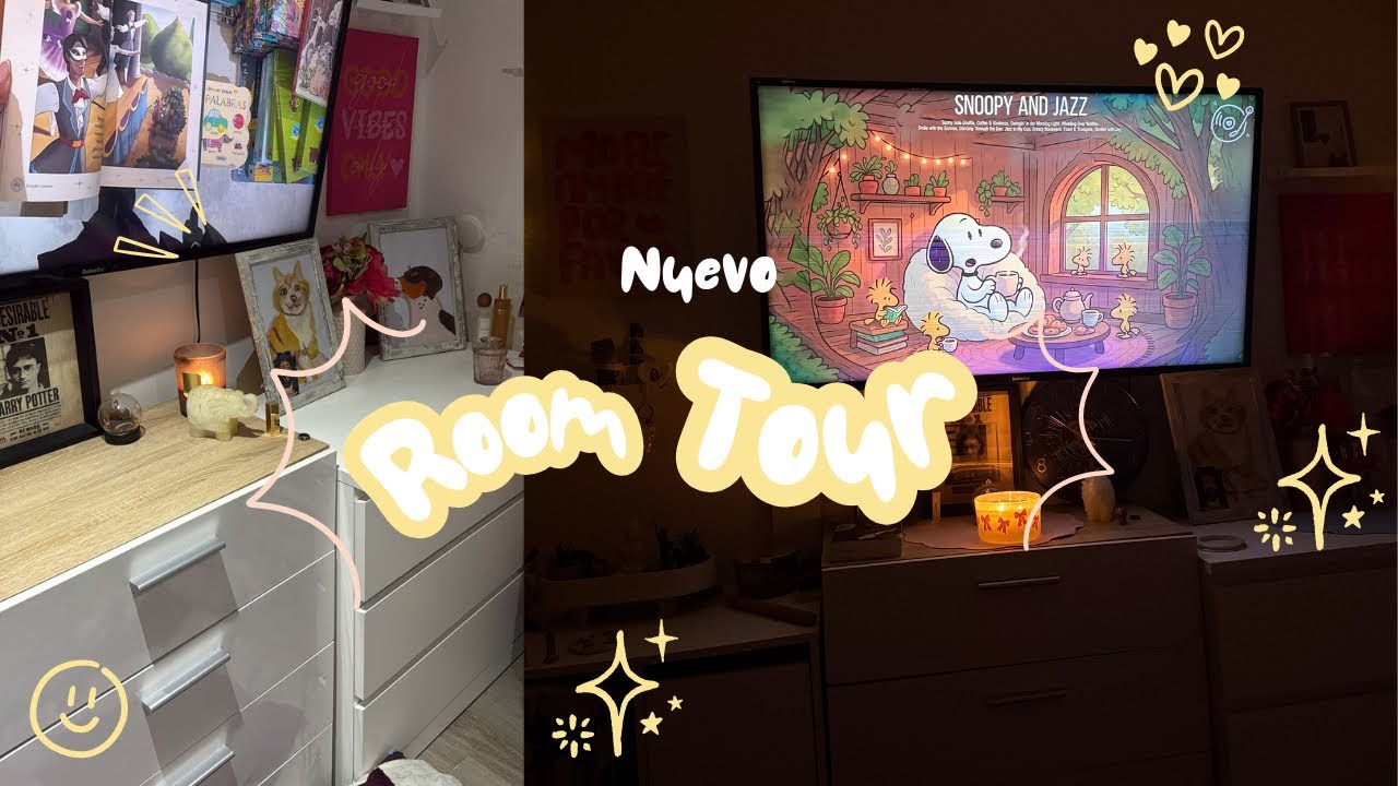 Room tour actualizado | decoración y organización de mi habitación aesthetic