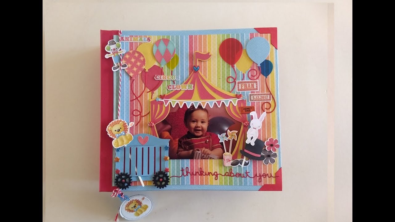 ALBUM CIRCUS-SCRAPBOOKING