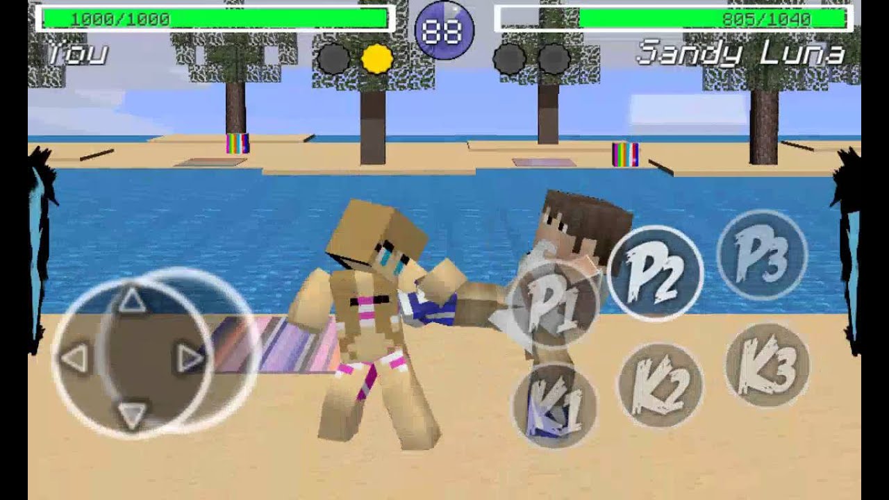 [Pixel Fighter 3D] Watch me take on Sandy Luna! [Easy Mode] [96.95 sec]