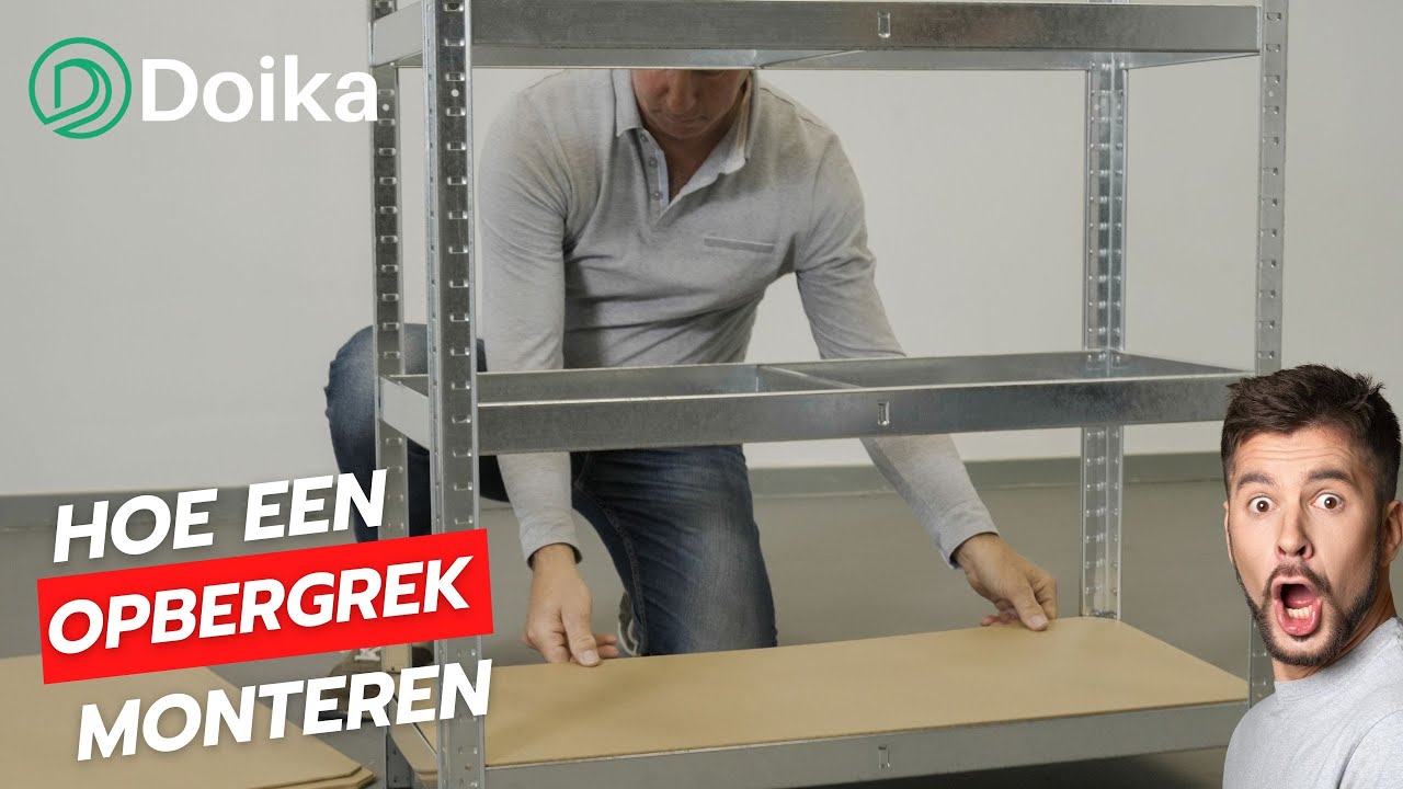 Hoe monteer je een opbergrek? Eenvoudig instructievideo | Doika