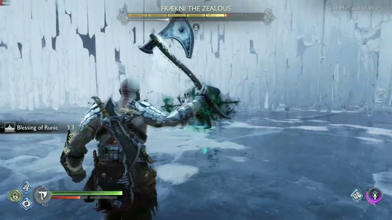 My first Berserker fight (Lvl 4 Kratos) #godofwar #Ragnarok #gaming #pcgaming #gpu 