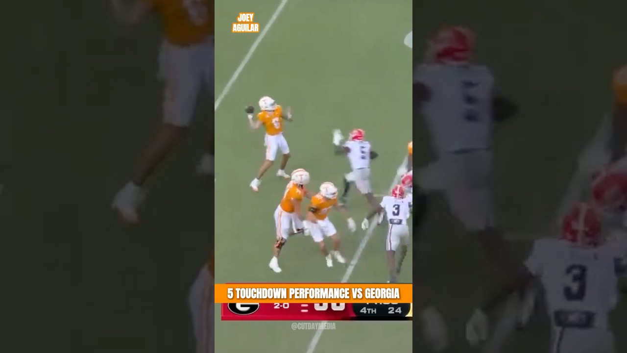Joey Aguilar DROPPED 5 TDs on Georgia 🔥