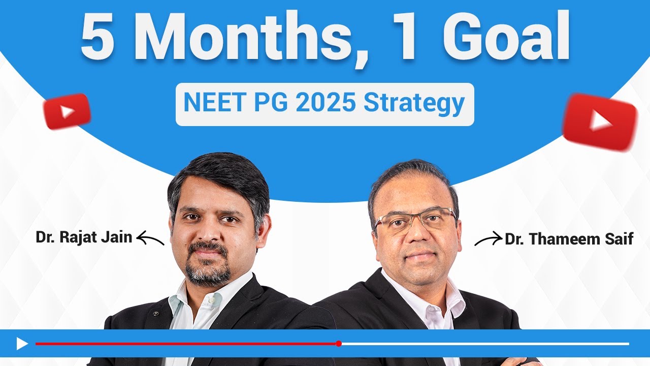 5 Months NEET PG 2025 Preparation Strategy | 5 Months, 1 Goal | NEET PG 2025 Strategy | DBMCI