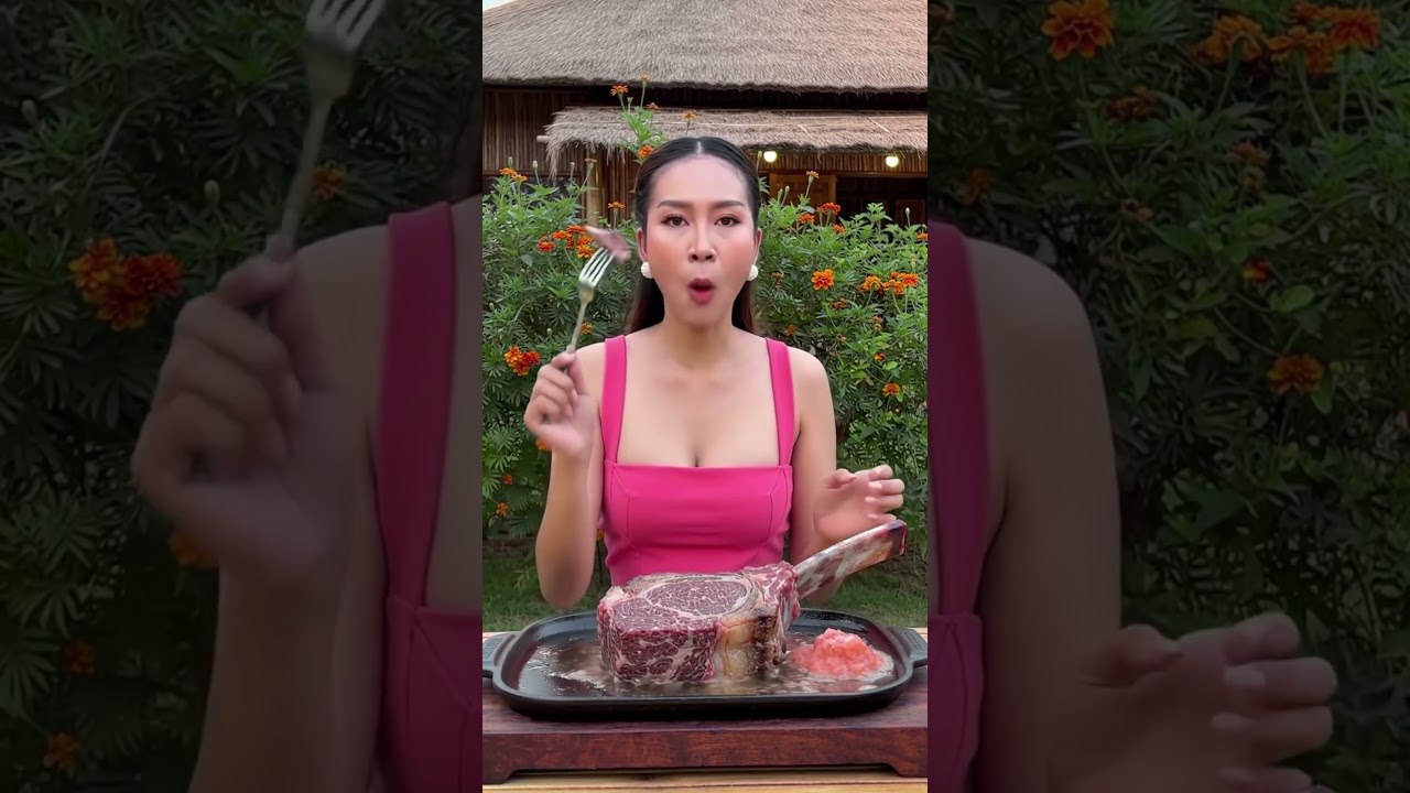 Eating Salt Bae $1000 Tomahawk #BophaRecipes