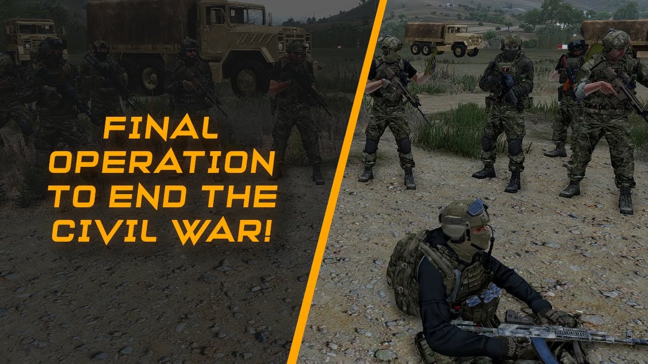 Arma 3 Long-Form Gameplay | Final Push To End The Civil War (Part-1)