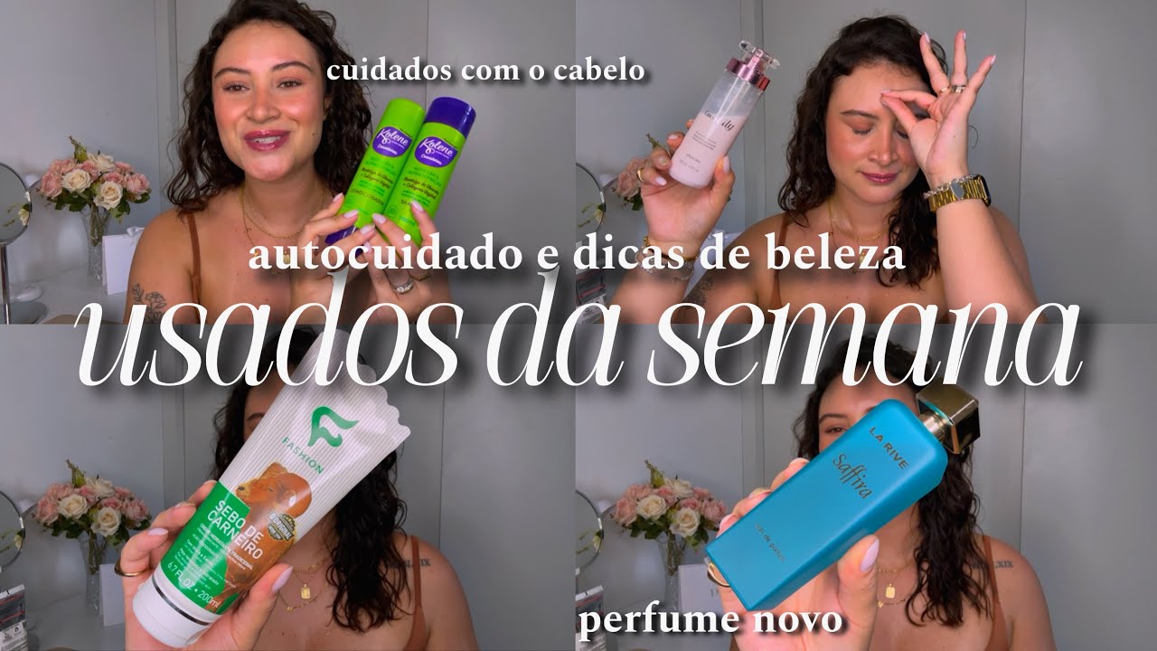 ✨Usados da Semana: ÚLTIMO DE 2025, MUITAS NOVIDADES, Cuidados com o Cabelo e Corpo, Perfumes e MAIS