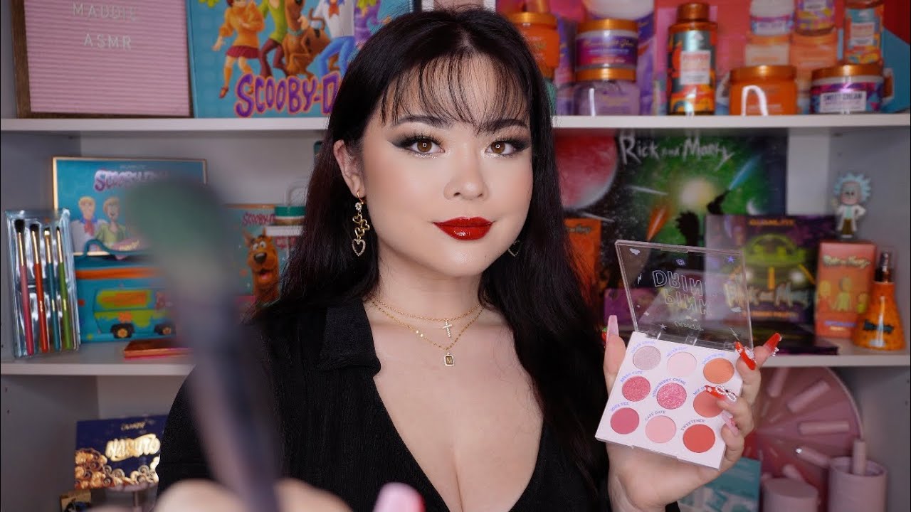 ASMR Makeup Store Roleplay💄🖤 (applying makeup on you + showing you new products)
