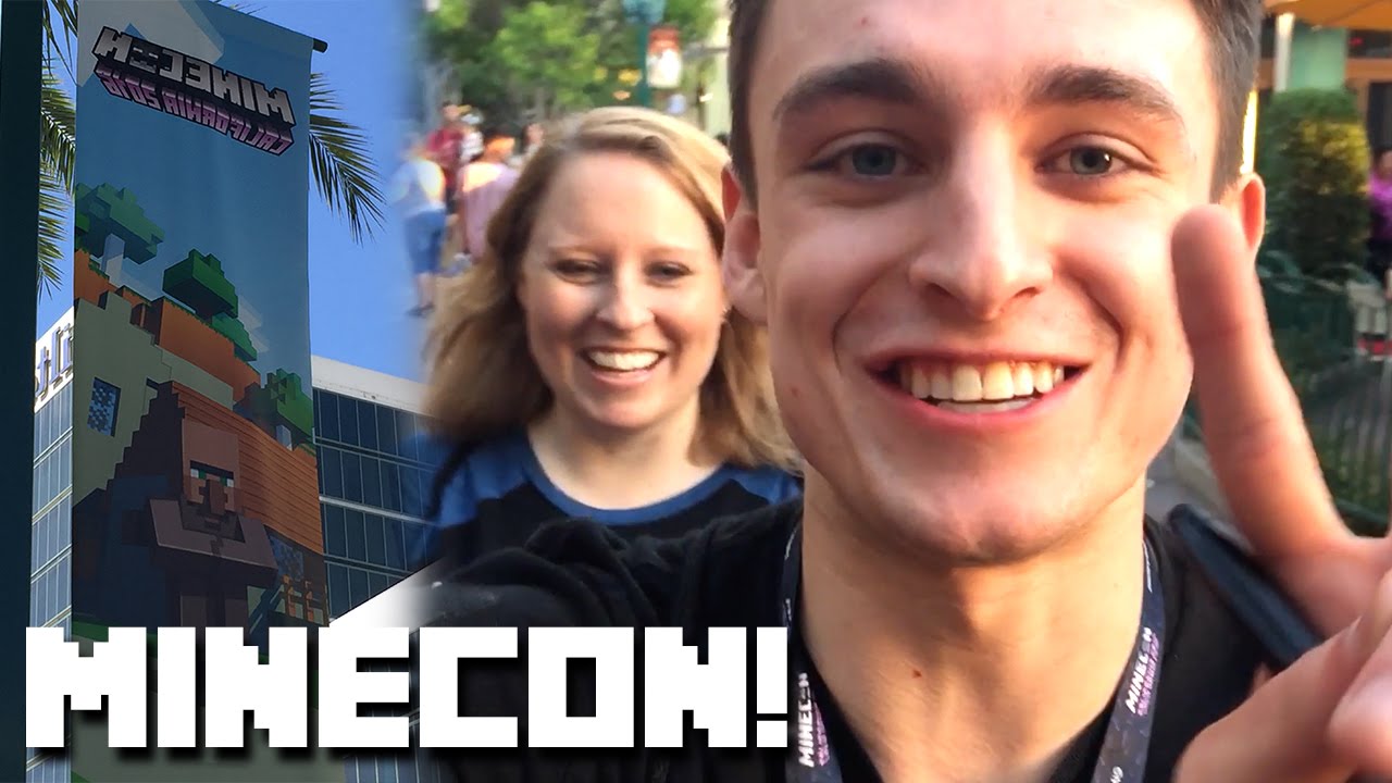 Minecon 2016 VLOG Day 0! Got To Meet Sally!!!