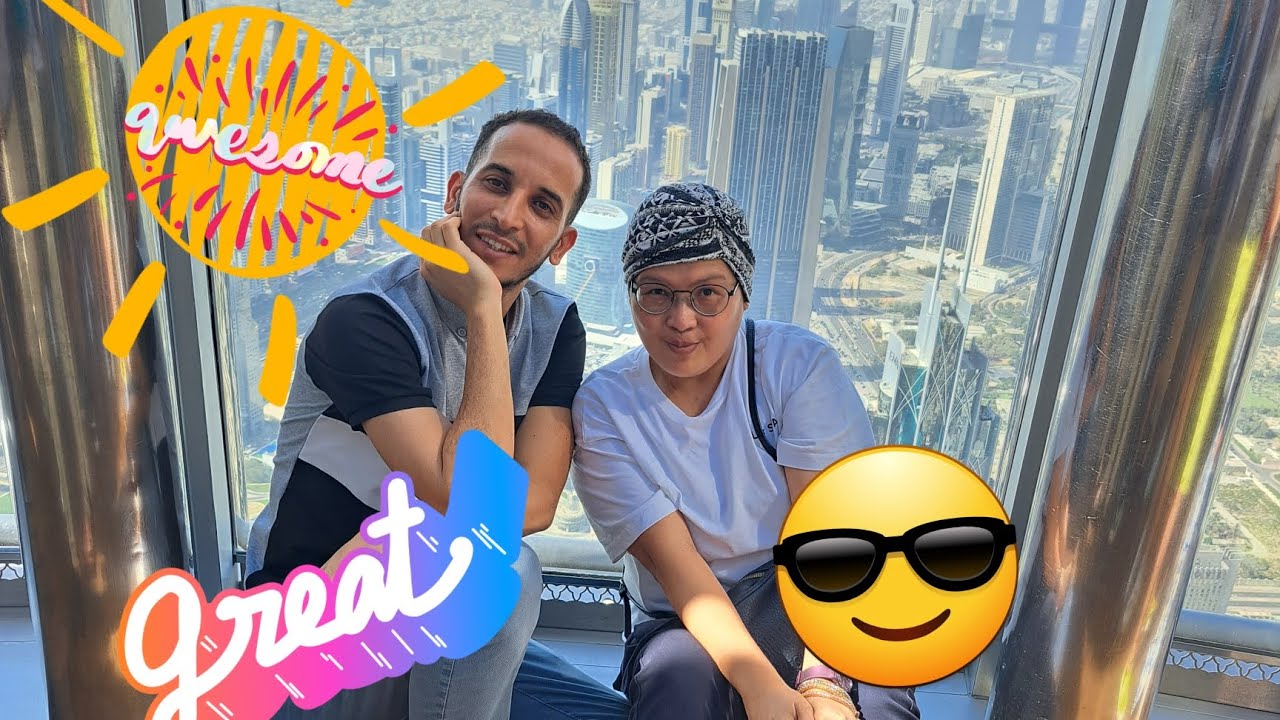 Part 2-Day out: At the TOP, Burj Khalifa, Dubai.Tallest in the world! 🌎 🇦🇪