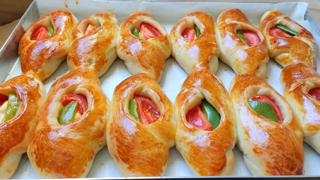 Az Malzemeli Yumuşacık✅ Yapımı Çok Zevkli Karnıyarık Poğaça Tarifi🔝  Mayalı ve kolay poğaça yapımı✅💯