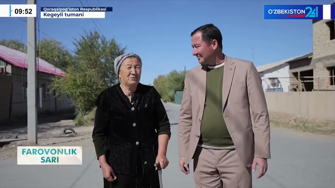 Qoraqalpog'iston Respublikasi Kegeyli tumani I Farovonlik sari (14.10.2025)