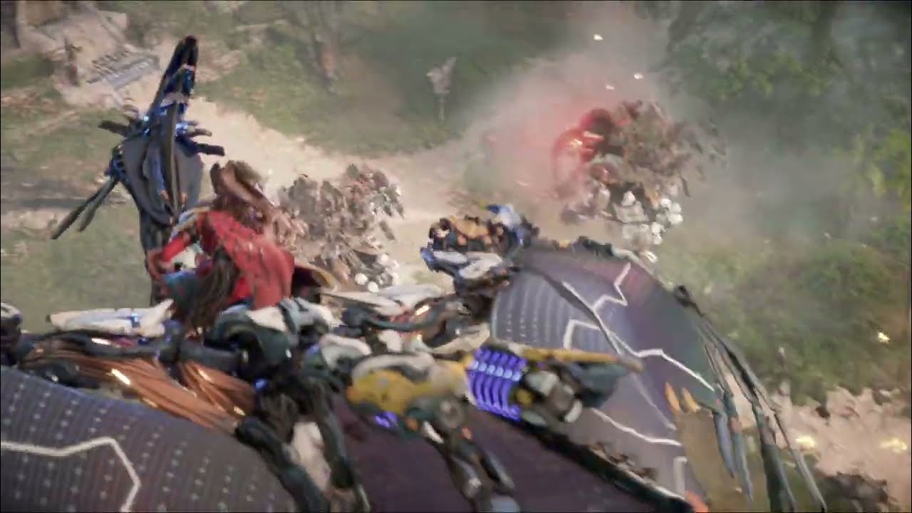 Horizon Forbidden West - Aloy rides a Sunwing - The Wings of the Ten Cutscene - Regalla - PS5