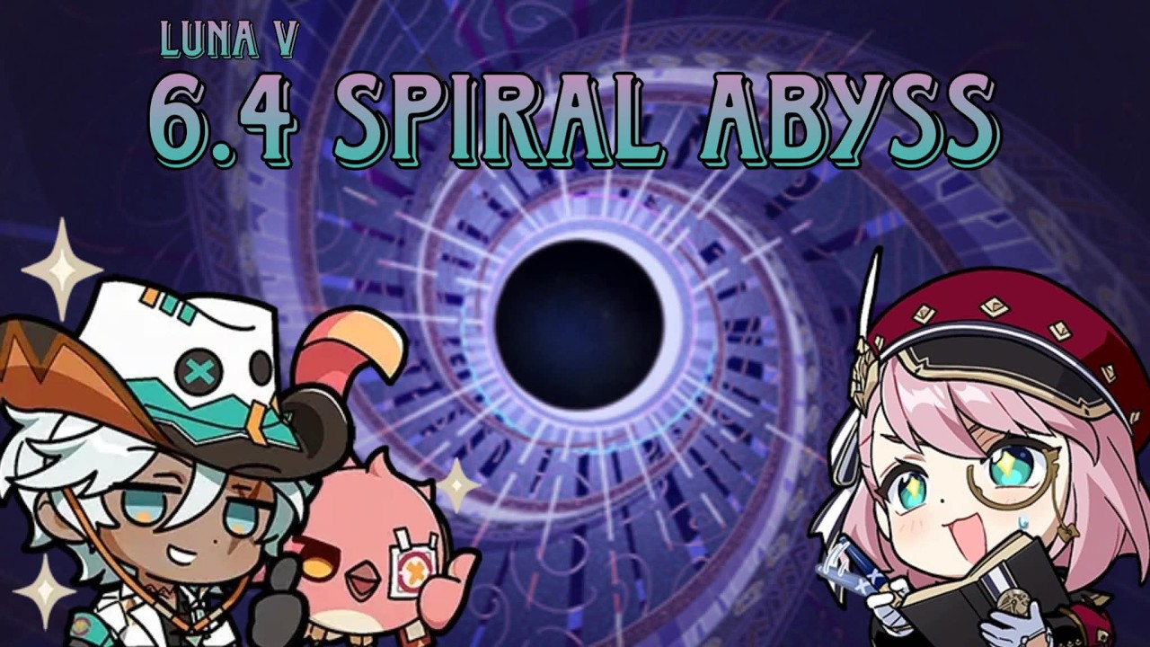 6.4 Luna V Spiral Abyss Floor 12 Ifa & Charlotte 4* DPS Full Star Clear | Genshin Impact