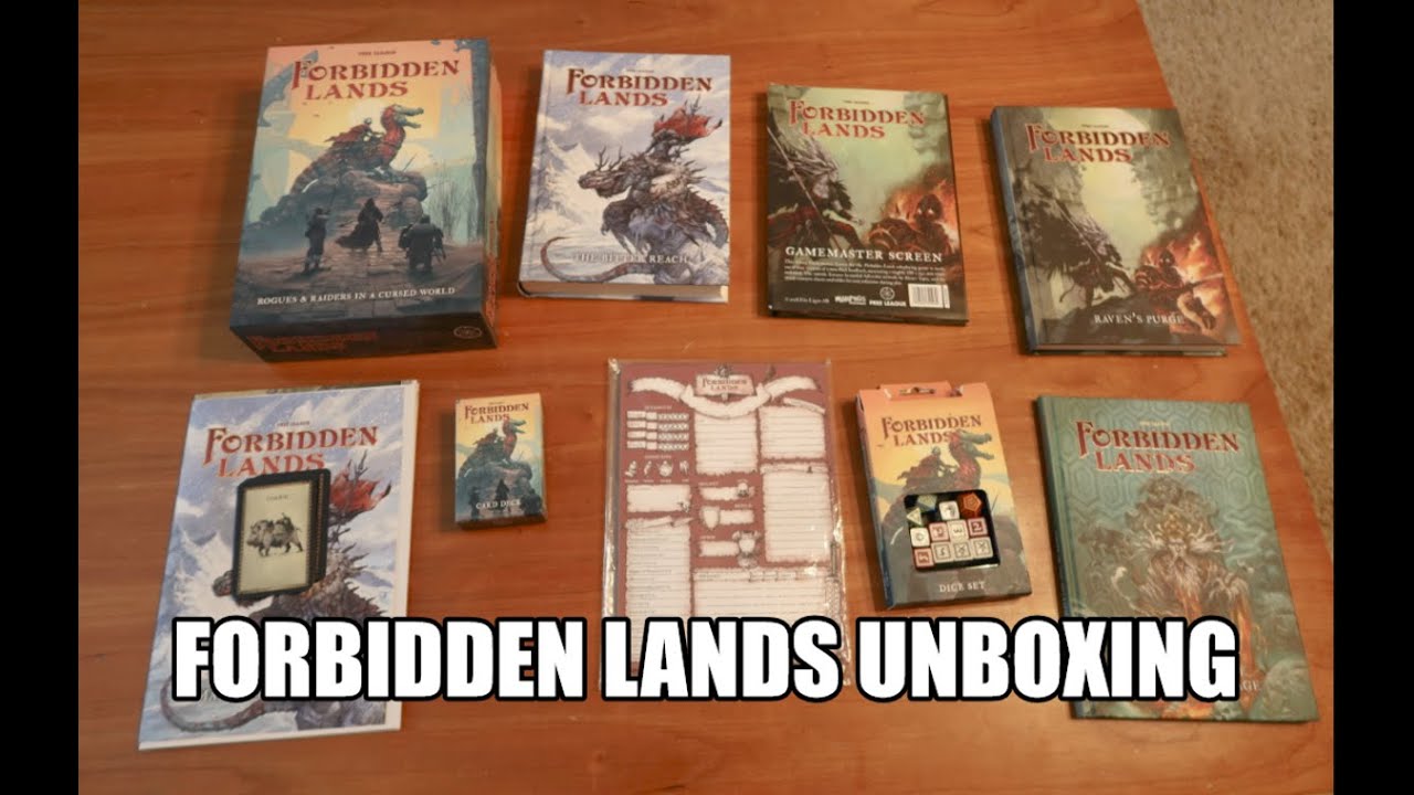 Forbidden Lands unboxing