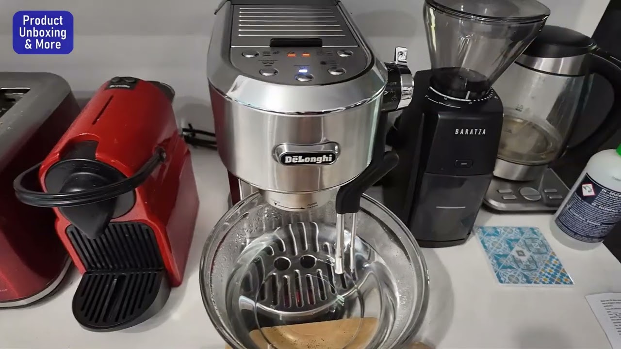 Descaling of DeLonghi Dedica Maestro Plus Espresso Maker