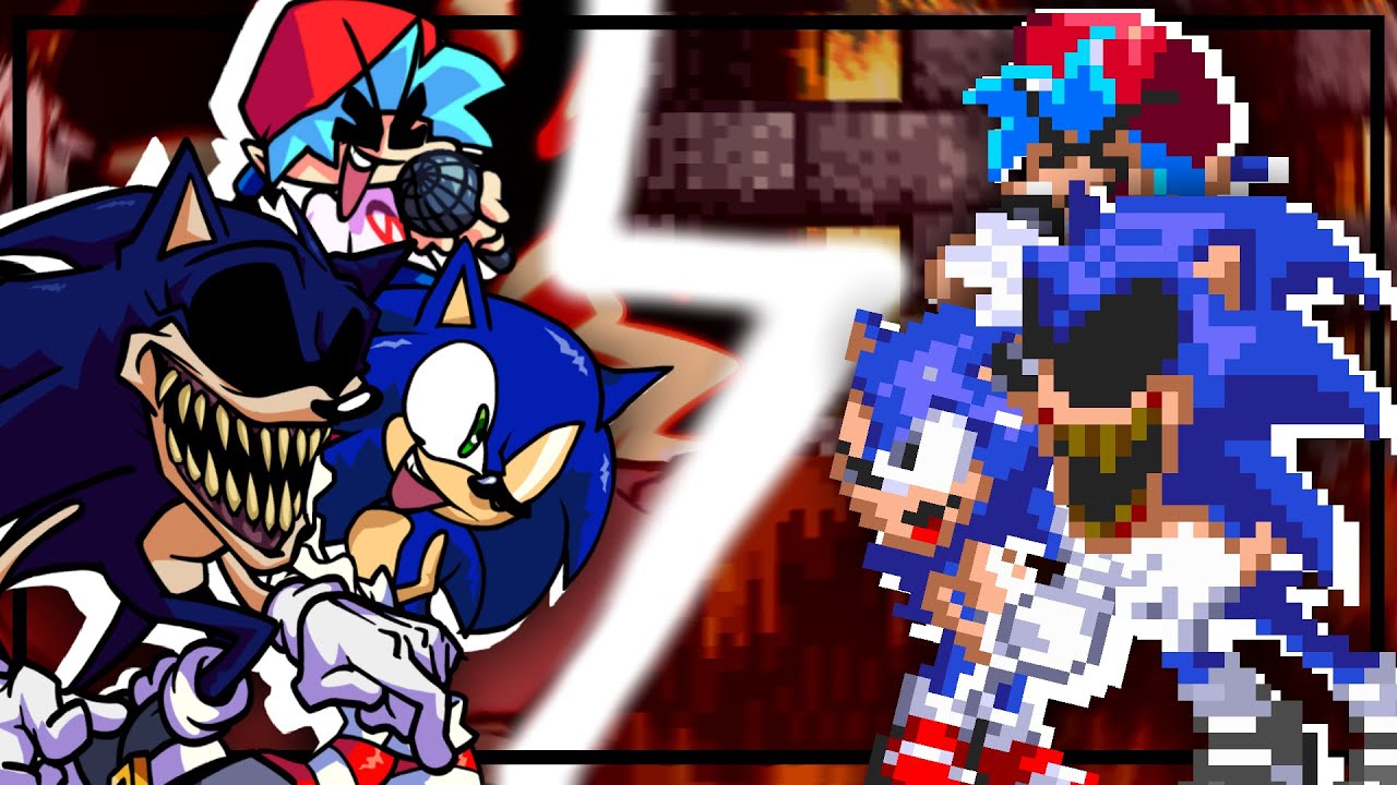 FNF RodentRap (SONIC LEGACY) ПИКСЕЛЬАРТНЫЙ ОБЛИК! - Friday Night Funkin'