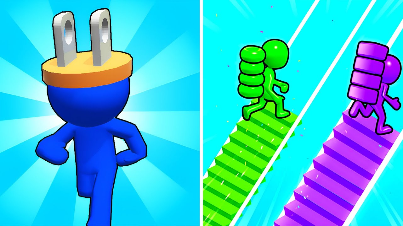 Plug Head VS Bridge Race 🔌🌉 All Levels Max Update Walkthrough Mobile NEW Gameplay H9RX