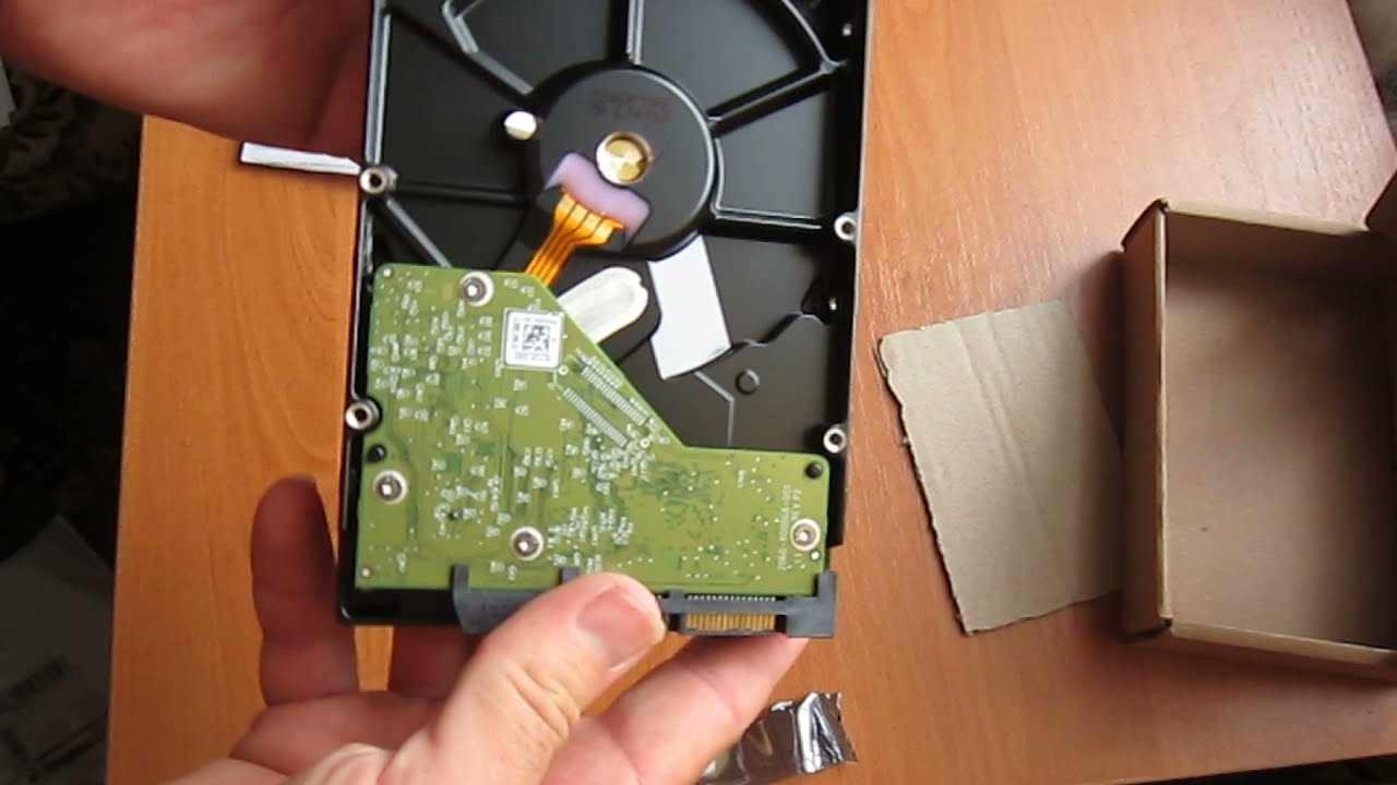 Распаковка товара Western Digital Blue 1TB 7200rpm 64MB WD10EZEX 3 5 SATA III  из Rozetka