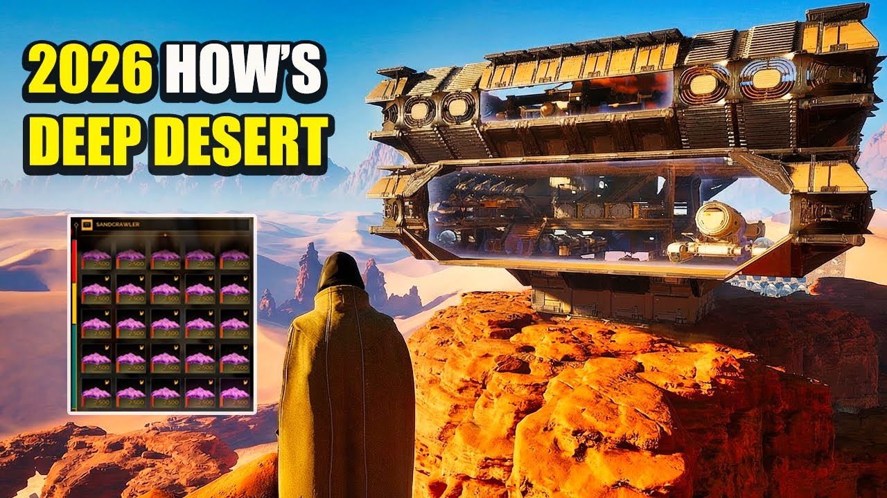 Как поживает Deep Desert в 2026 году - Solo Spice Run - Dune Awakening