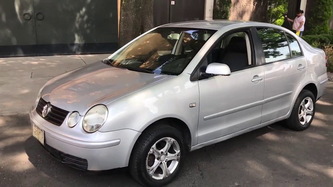 RESEÑA VOLKSEAGEN POLO 1.6 L 2005 SEDAN RIN ELECTRICO AIRE STANDARD AUTO SAVE MEXICO PRUEBA MANEJO