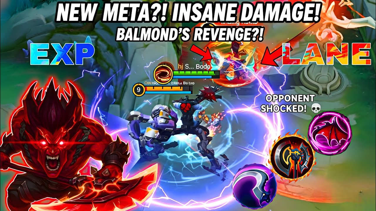THIS BALMOND BUILD IS ILLEGAL 😳 ! BALMOND DAMAGE BUILD - MLBB