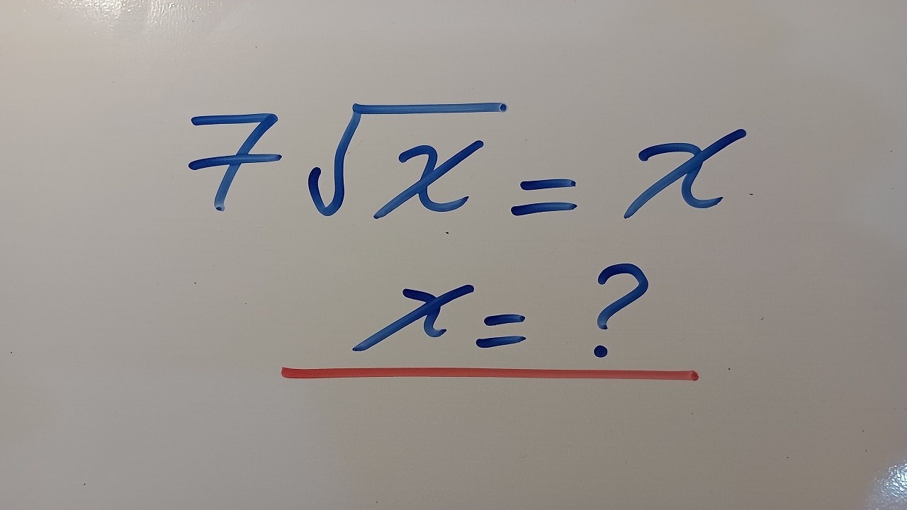 ►¿Es Posible Hallar X en esta Ecuación Matemática? (NO VALE 