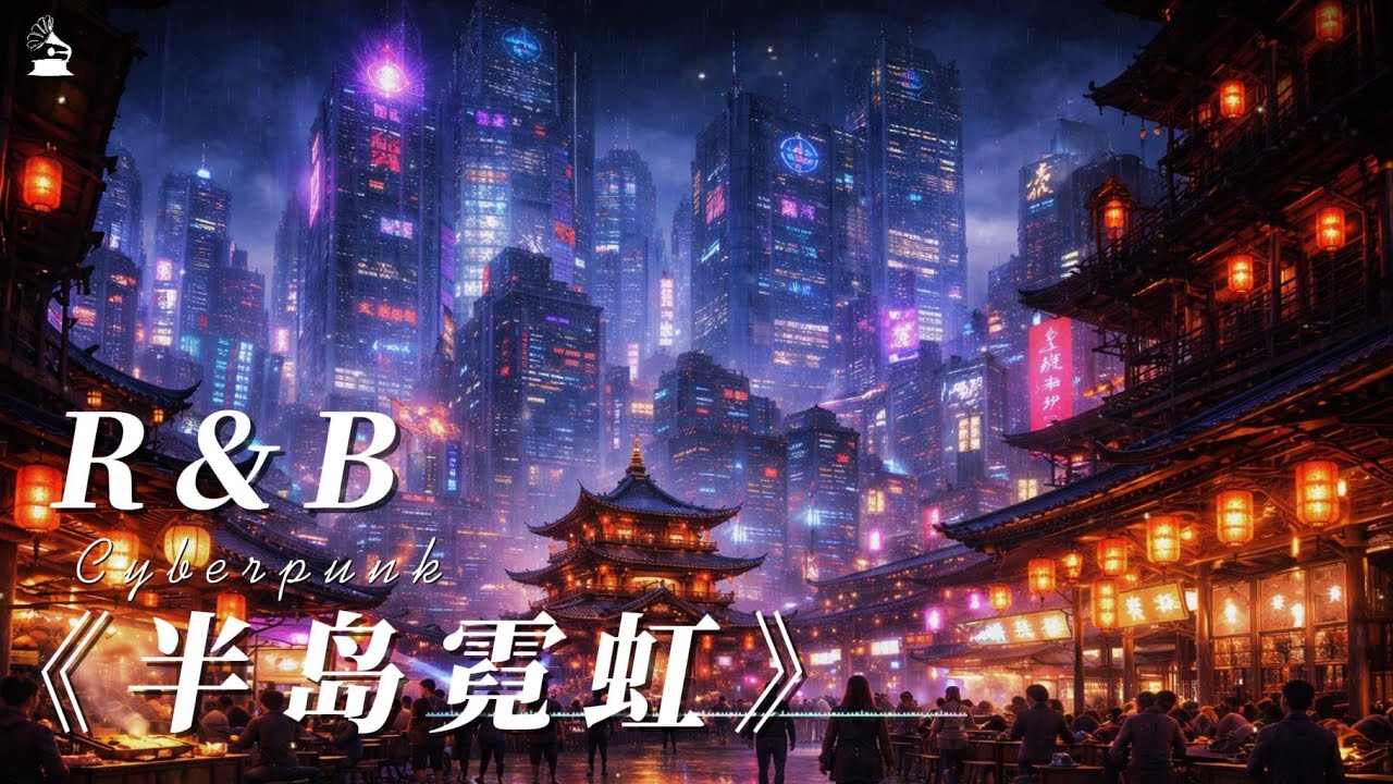 【拾光唱片机】赛博朋克风R&B单曲《半岛霓虹》