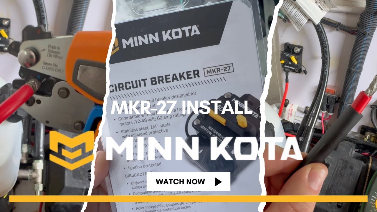 Minn Kota Breaker Install MKR-27... Twin Vee
