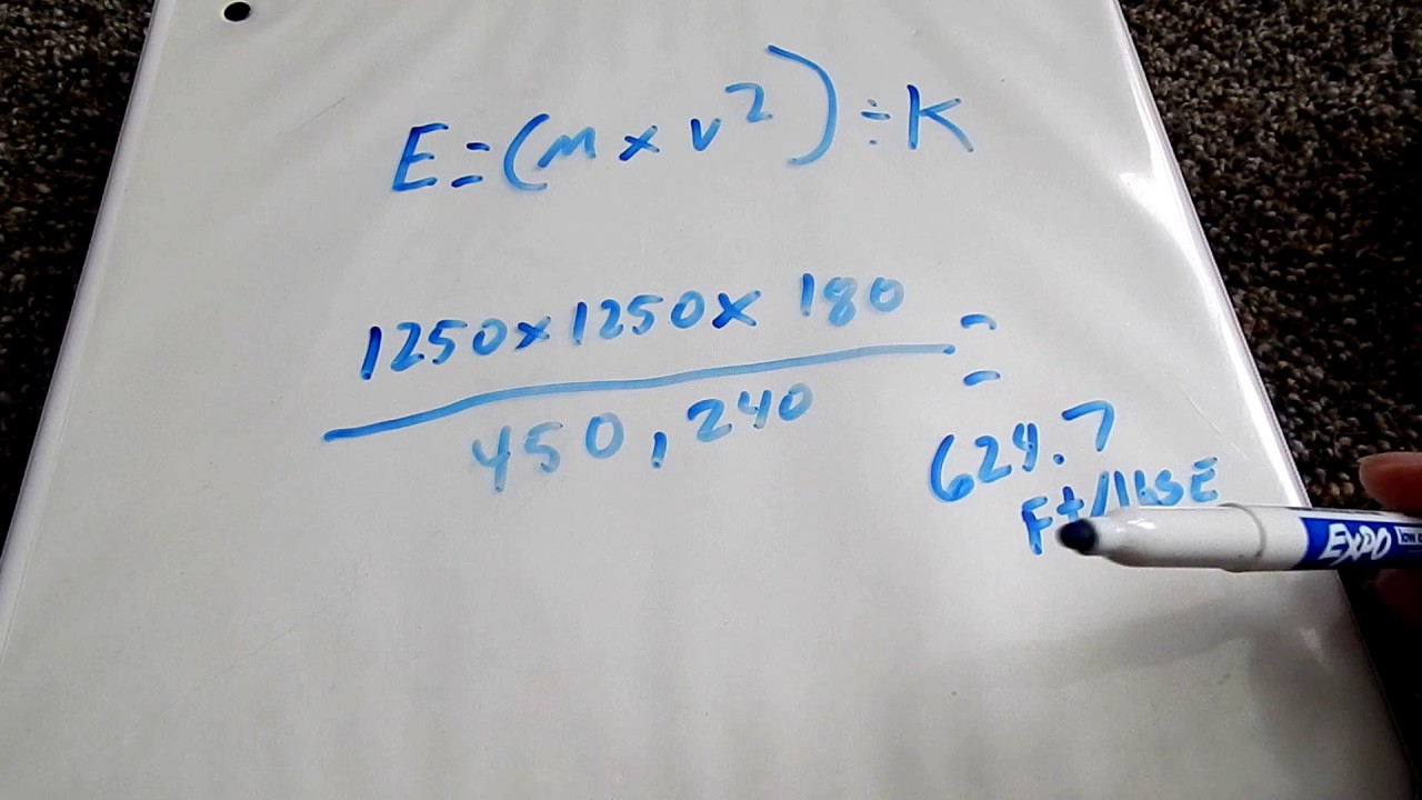 How to Determine Muzzle Energy(Ft/lbs Energy)