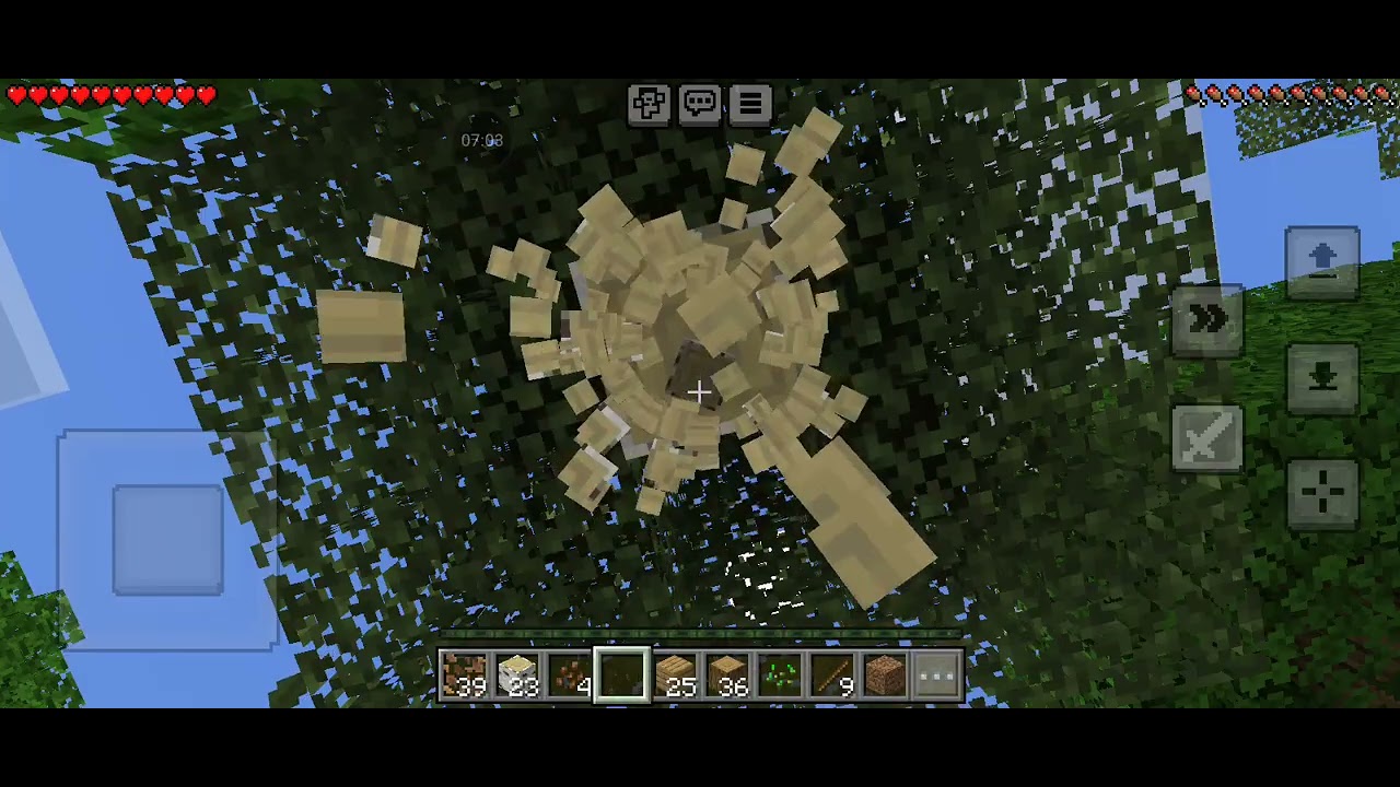 1 hora de gameplay do minecraft , o final eu fiz coisa errada e ficou ruim 👎 