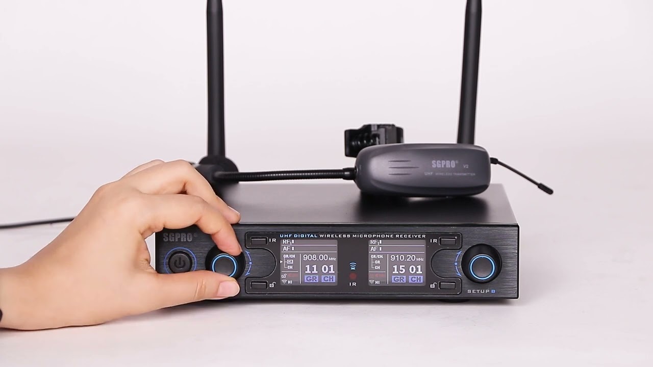 SGPRO Saxophone Microphone - D333/D333T Frequency Change and Pairing