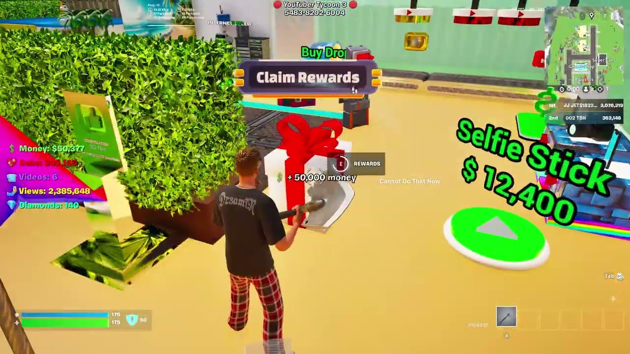 youtuber tycoon 3 fortnite