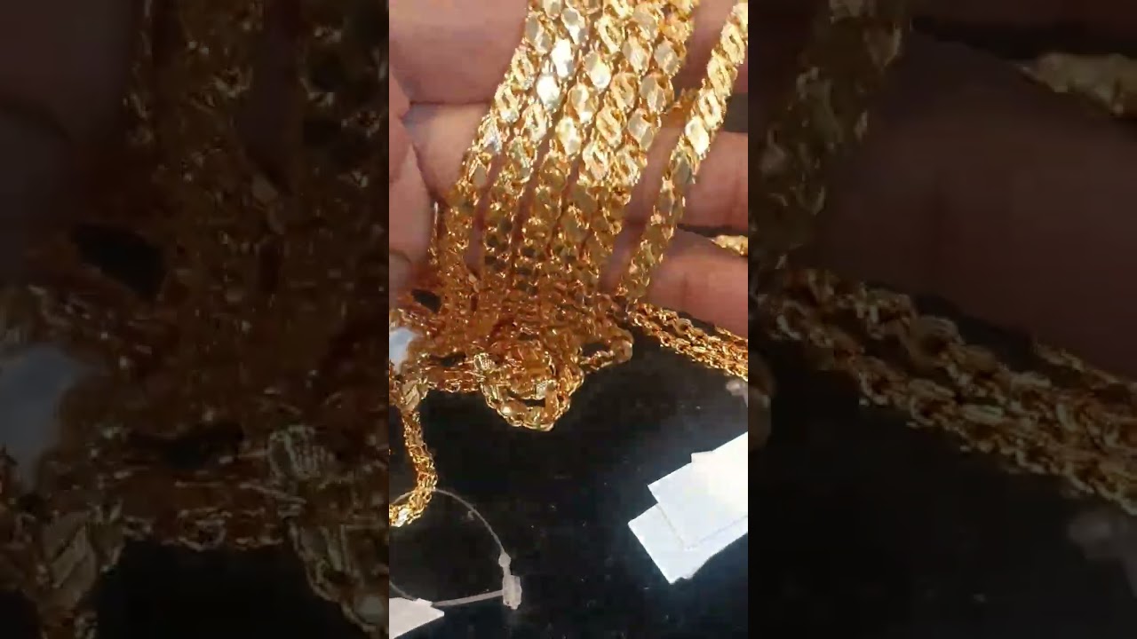 Micro Gold Chain Gold Covering Kerala design#kerala #gold #goldjewellery #chidambaram #chain #micro